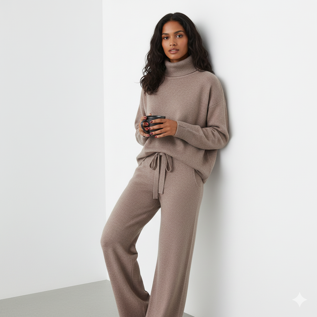 Clara Fontaine Knit Luxe Tracksuit Premium Women’s Loungewear
