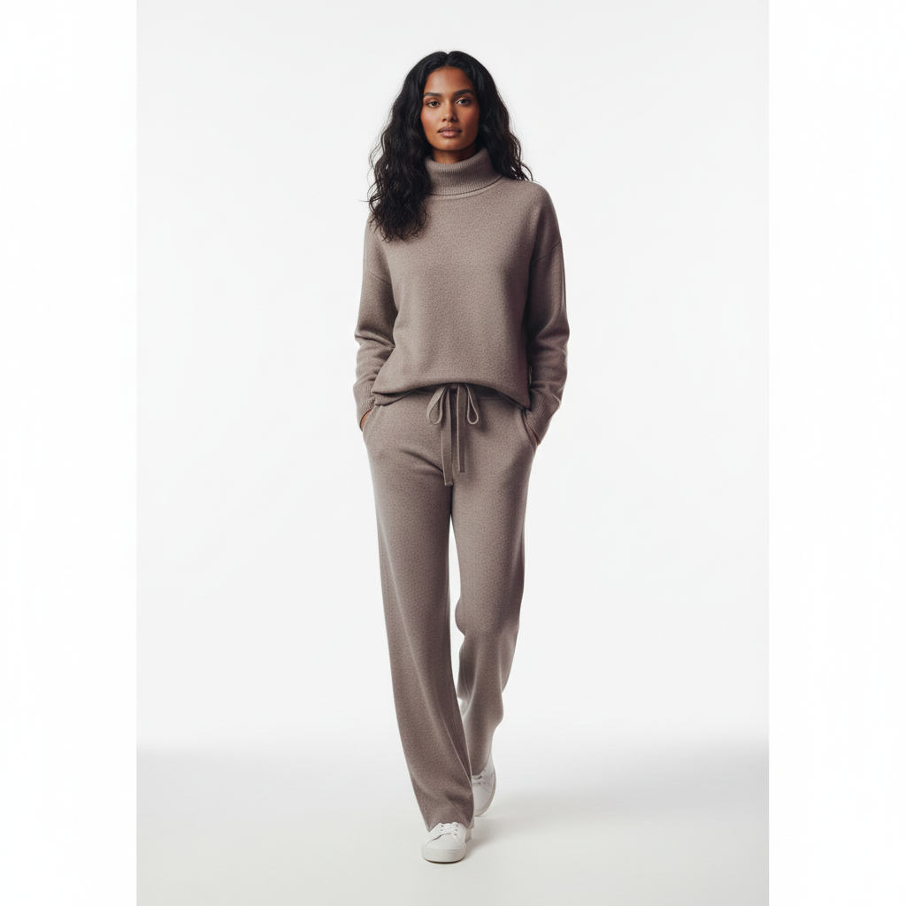 Clara Fontaine Knit Luxe Tracksuit Premium Women’s Loungewear