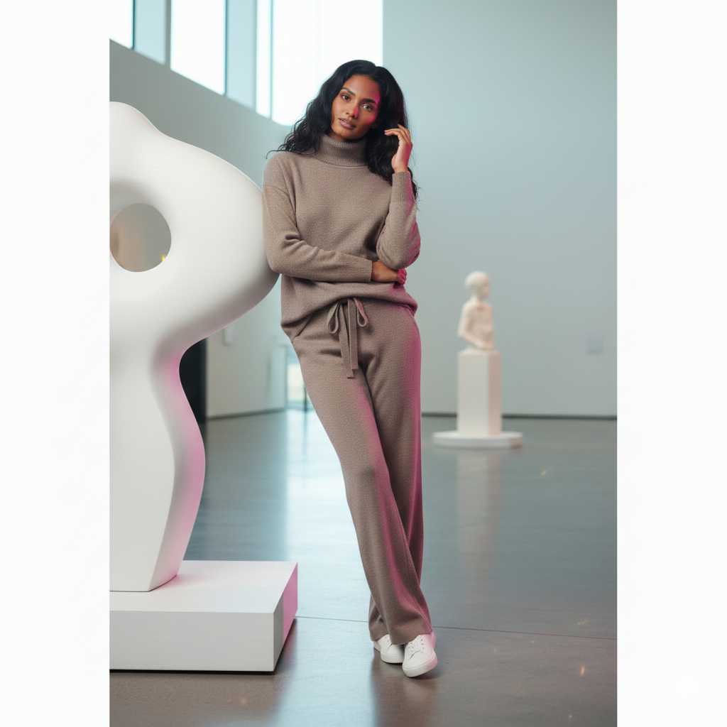 Clara Fontaine Knit Luxe Tracksuit Premium Women’s Loungewear